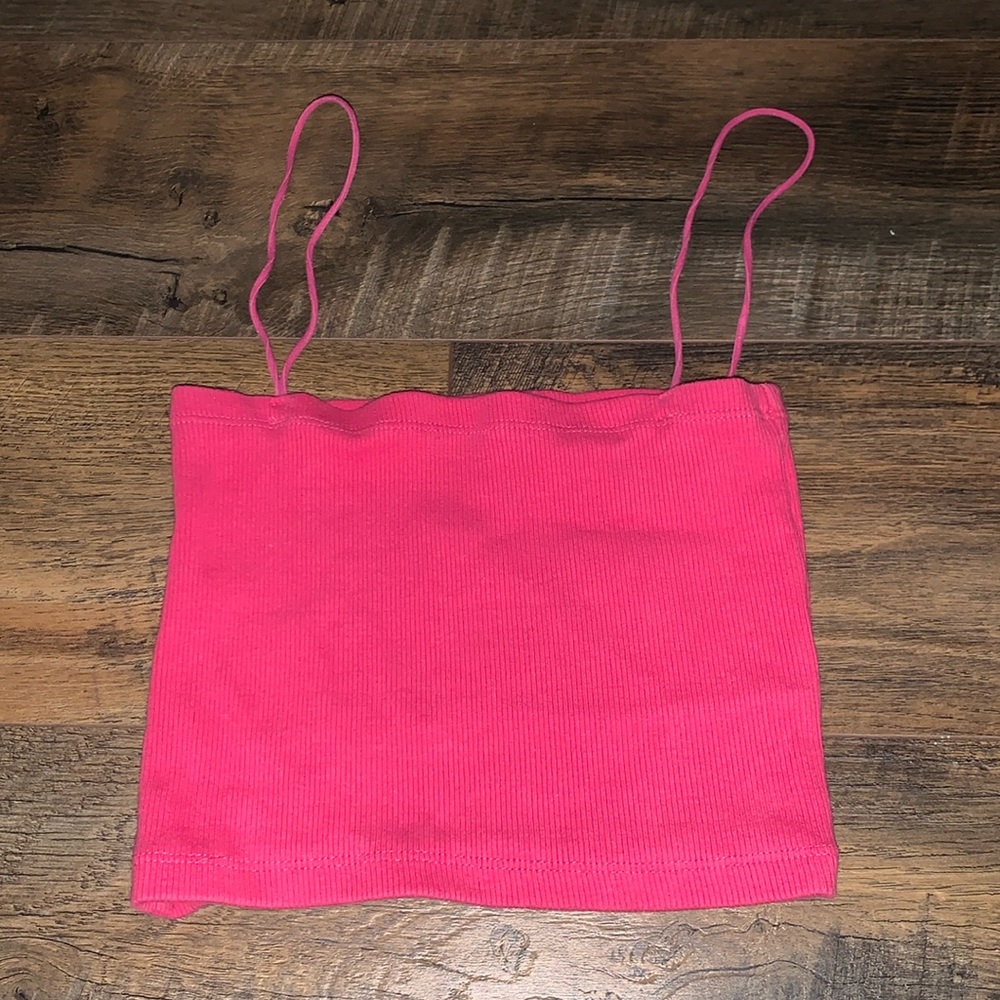 ZARA Spaghetti Strap Tube Crop Top